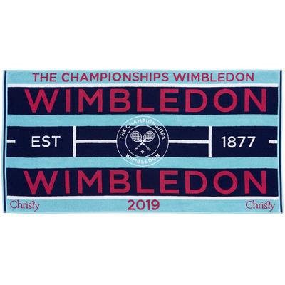 Christy Wimbledon Championships Womens Towel 2019 - Aqua/Blue