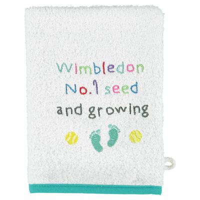 Christy Wimbledon Kids Wash Mitt - White