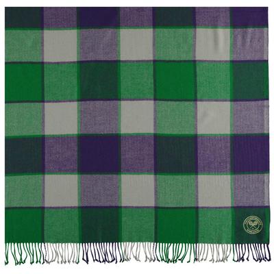 Christy Wimbledon Supersoft Throw - Purple/Green