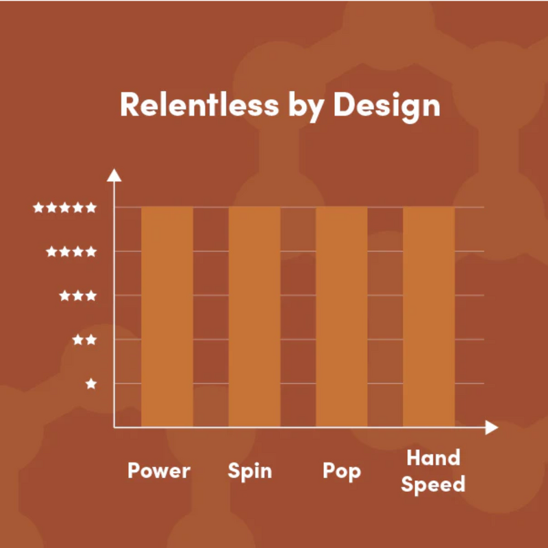 CRBN 4 TruFoam Barrage 14mm (Hybrid/Aero Curve) Pickleball Paddle - main image