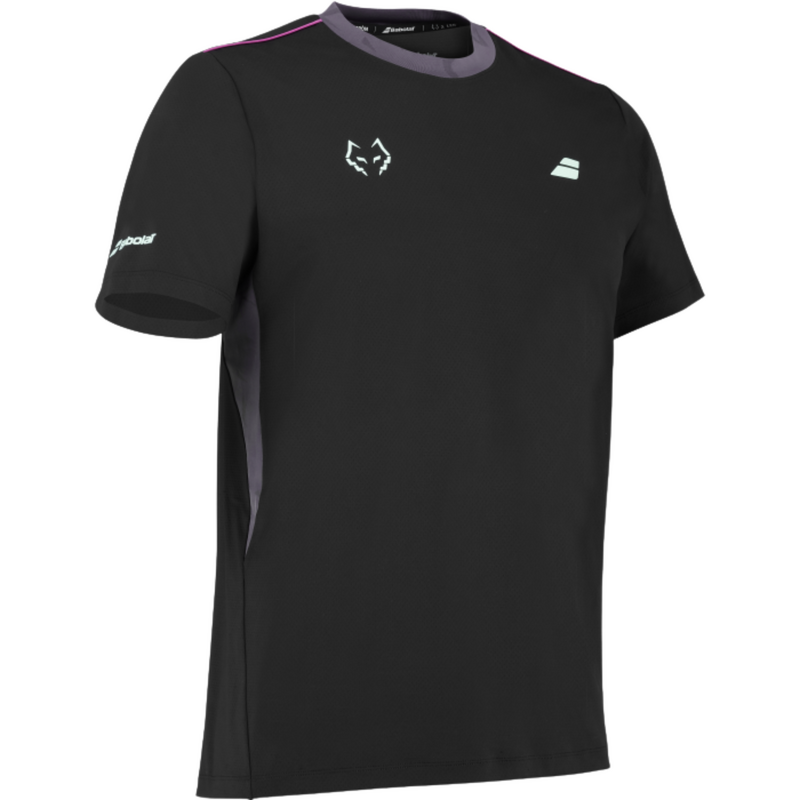 Babolat Mens Juan Lebron Padel Crew Neck Tee - Black - main image