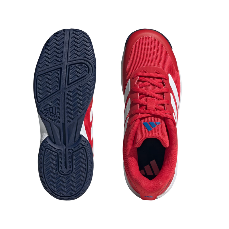 Adidas Ubersonic Kids Tennis Shoes - Pure Ruby/Cloud White/Dark Blue - main image