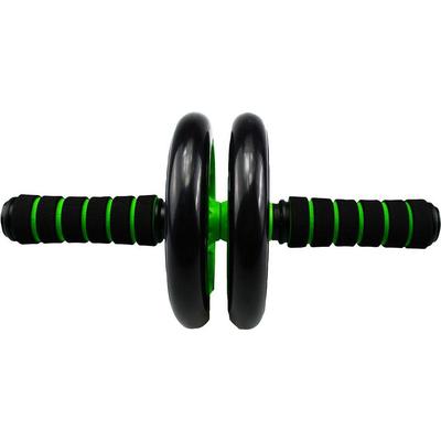 Urban Fitness Dual Wheeled Ab Roller - Black/Green - main image