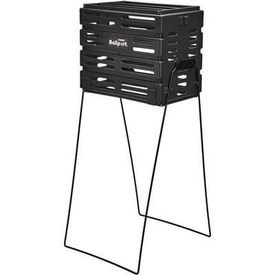 Tourna Ball Port Deluxe with Wheels (80 Balls) - Black