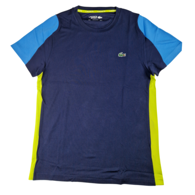 Lacoste Mens Crocodile Print T-Shirt - Blue - main image