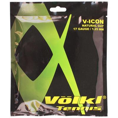 Volkl V-Icon Natural Gut Tennis String Set - Natural 