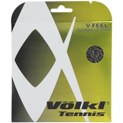 Volkl V-Feel Tennis String Set - Black/Silver