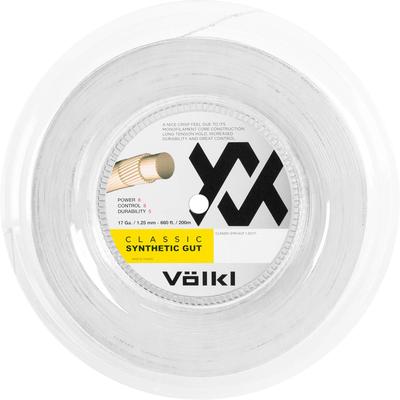Volkl Classic Synthetic Gut 200m Tennis String Reel - White - main image