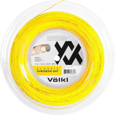 Volkl Classic Synthetic Gut 200m Tennis String Reel - Optic Yellow - main image