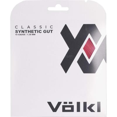 Volkl Classic Synthetic Gut Tennis String Set - Red - main image