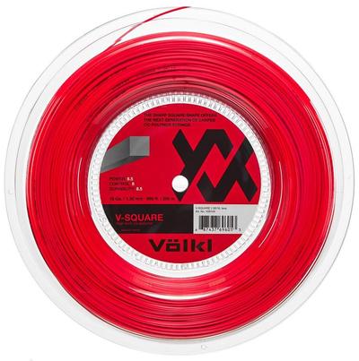 Volkl V-Square 200m Tennis String Reel - Red