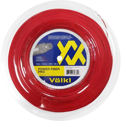 Volkl Power Fibre Pro 200m Tennis String Reel - Lava Red - main image