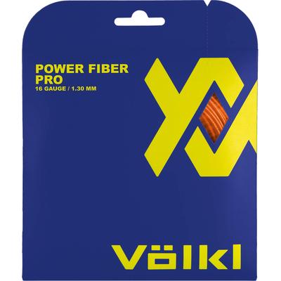 Volkl Power Fiber Pro Tennis String Set - Orange