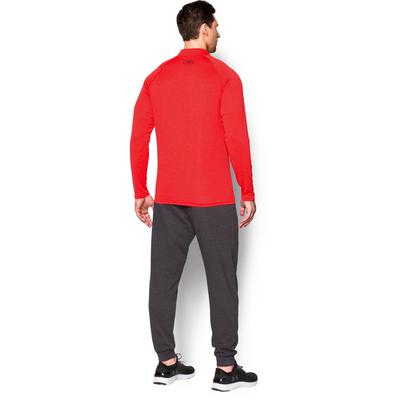 Under Armour Mens Tech 1/4 Zip Pullover - Red - main image