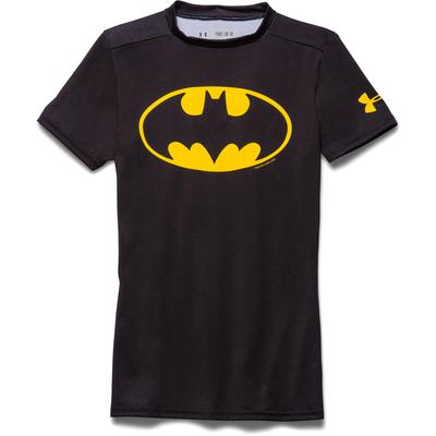 Under Armour Boys Batman Fitted Top - Black - main image