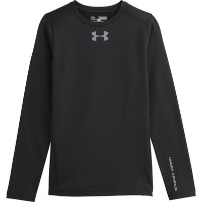 Under Armour Boys ColdGear Long Sleeve Baselayer Top - Black - main image