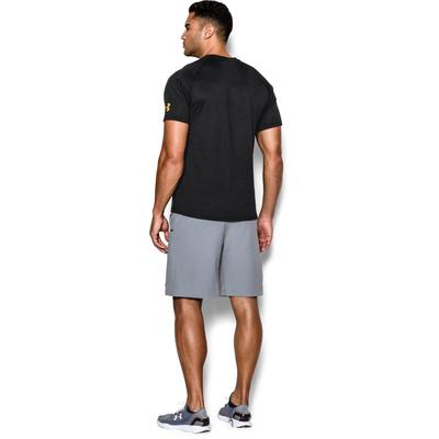 Under Armour Mens Batman Core Short Sleeve Tee - Black/Steel Gold - main image