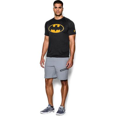 Under Armour Mens Batman Core Short Sleeve Tee - Black/Steel Gold - main image