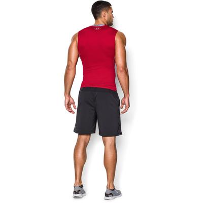 Under Armour Mens HeatGear Sleeveless Top - Red - main image