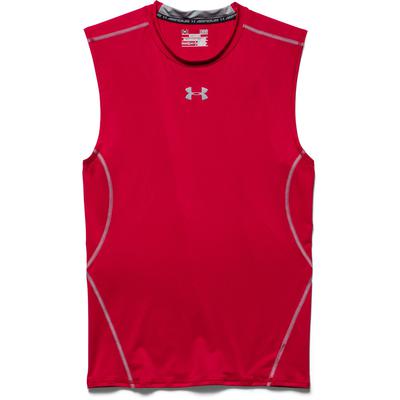 Under Armour Mens HeatGear Sleeveless Top - Red - main image