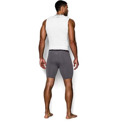 Under Armour Mens HeatGear Compression Short - Carbon Heather - main image