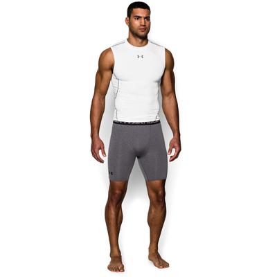 Under Armour Mens HeatGear Compression Short - Carbon Heather - main image