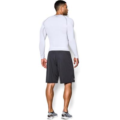 Under Armour Mens HeatGear Long Sleeve Compression Top - White