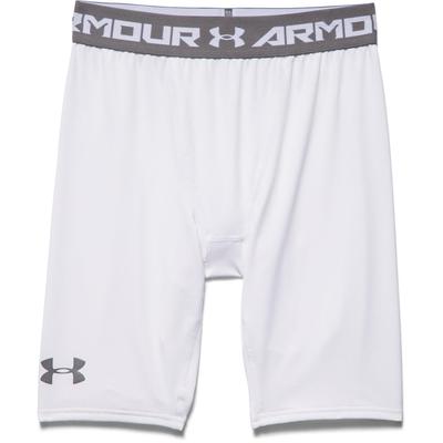 Under Armour Mens HeatGear Long Compression Short - White - main image