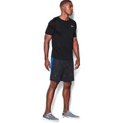 Under Armour Mens Raid Novelty 8 Inch Shorts - Grey/Blue - main image