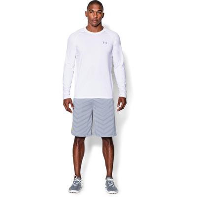 Under Armour Mens Tech Long Sleeve Tee - White - main image