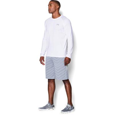 Under Armour Mens Tech Long Sleeve Tee - White - main image