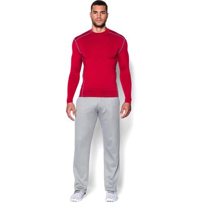 Under Armour Mens ColdGear Long Sleeve Mock Top - Red - main image