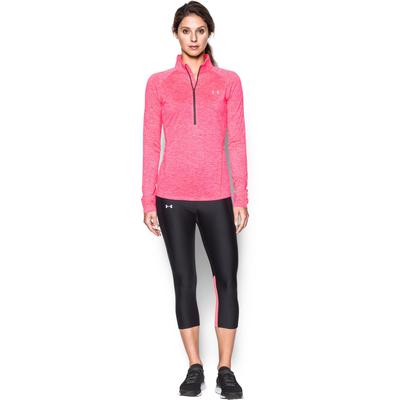 Under Armour Womens Tech 1/2 Zip Top - Pink Shock - main image