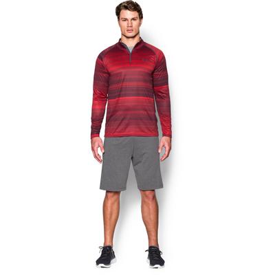 Under Armour Mens Tech 1/4 Zip Pullover - Red - main image
