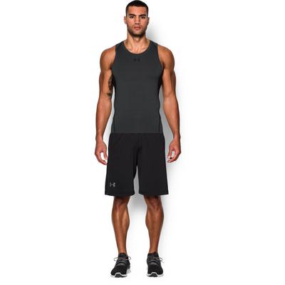Under Armour Mens HeatGear Compression Tank Top - Carbon Heather - main image