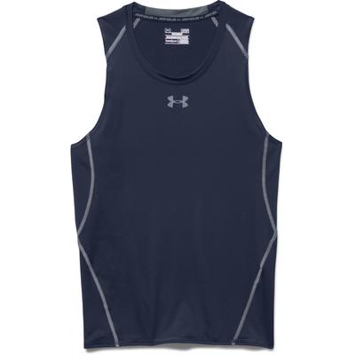 Under Armour Mens HeatGear Compression Tank Top - Navy