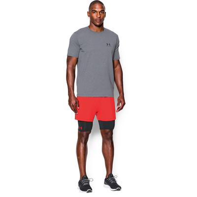 Under Armour Mens Mirage 2in1 Shorts - Rocket Red - main image