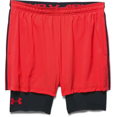 Under Armour Mens Mirage 2in1 Shorts - Rocket Red - main image