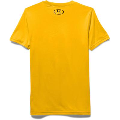 Under Armour Boys Rising Pixelated Logo Short Sleeve Top - Orange - main image