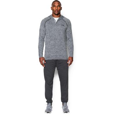 Under Armour Mens Tech Henley Popover Hoodie - Grey - main image