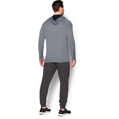 Under Armour Mens Tech Henley Popover Hoodie - Steel Grey - main image