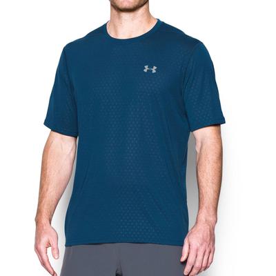 Under Armour Mens Threadborne Embossed Tee - Blackout Navy - main image