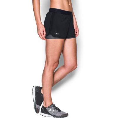 Under Armour Womens HeatGear 2 in 1 Shorts - Black - main image