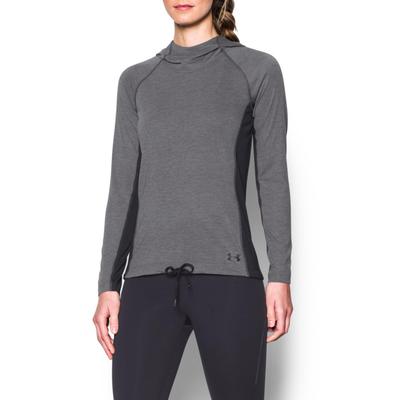 Under Armour Womens Threadborne Train Hoodie - Carbon Heather Grey - main image