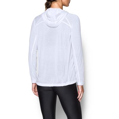 Under Armour Womens Threadborne Train Hoodie - White - main image