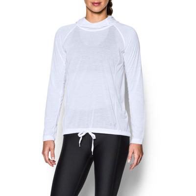 Under Armour Womens Threadborne Train Hoodie - White - main image