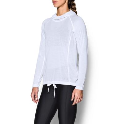 Under Armour Womens Threadborne Train Hoodie - White - main image