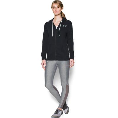 Under Armour Womens Favourite Fleece Full Zip Hoodie - Black