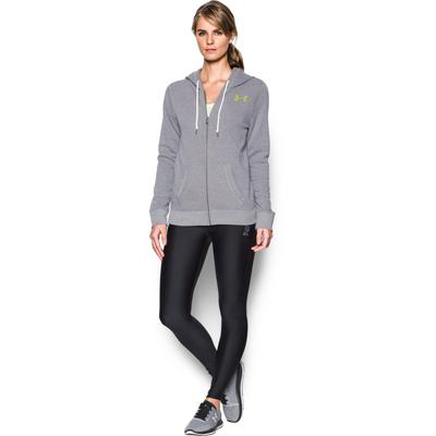 Under Armour Womens Favourite Fleece Full Zip Hoodie - Grey - main image
