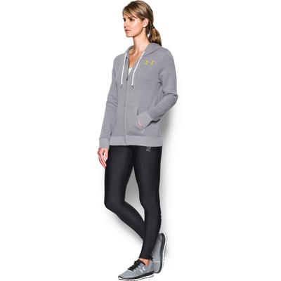 Under Armour Womens Favourite Fleece Full Zip Hoodie - Grey - main image